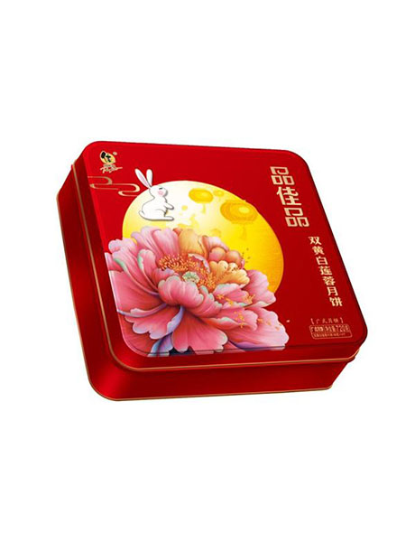 香港品佳品-双黄白莲蓉月饼礼盒